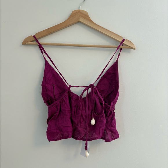 LSPACE Sundown Top NWT - Size S - in berry - Picture 4 of 5